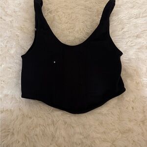Black Women's Crop Top